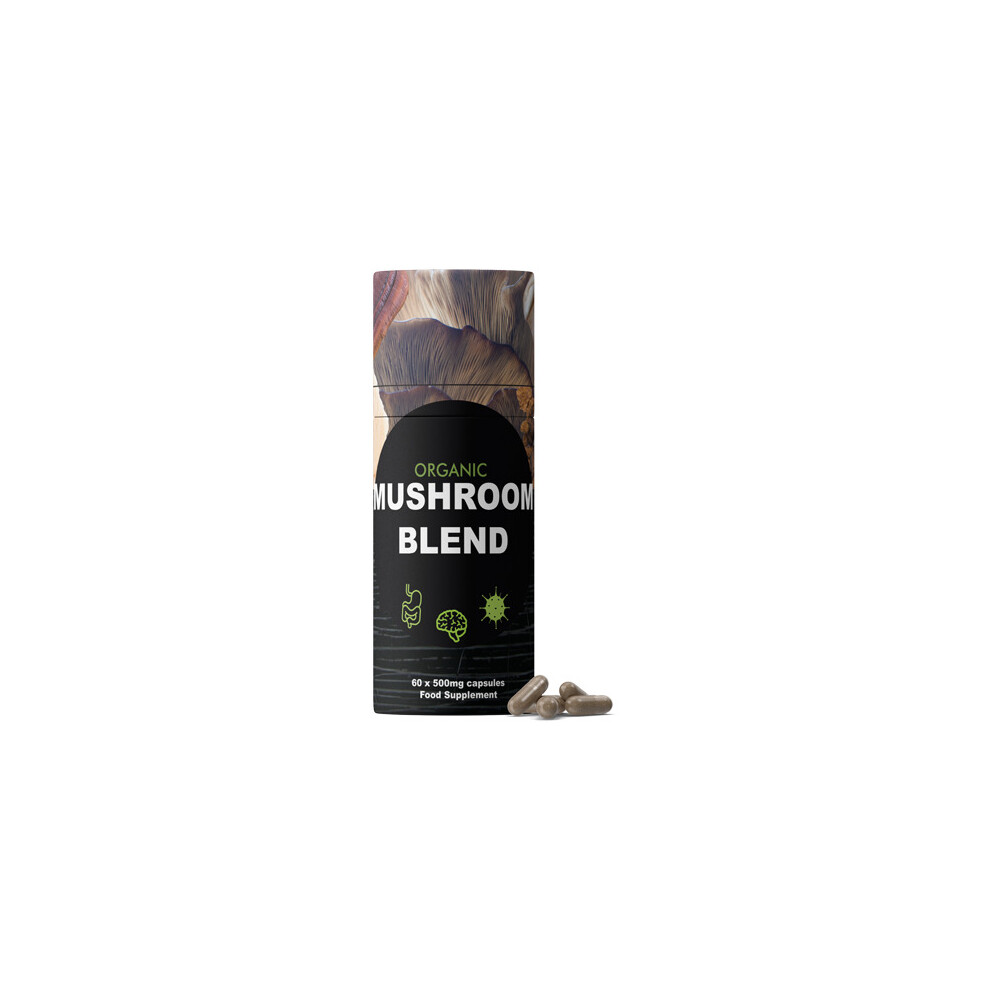 Feel Supreme 30000Mg Organic Mushroom Blend Capsules - 60 Caps