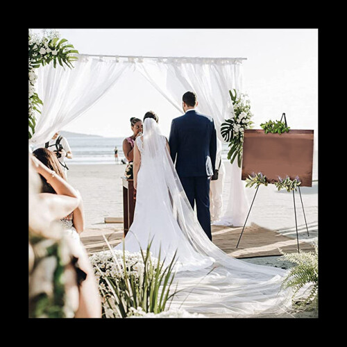 2 Pack Wedding Sign Display with Bag Foldable Portable Stand Adjustable Metal Easel Tripod Black 2