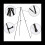 2 Pack Wedding Sign Display with Bag Foldable Portable Stand Adjustable Metal Easel Tripod Black 4