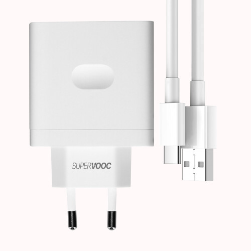 OPPO Chargeur Oppo USB SuperVOOC 65W + Câble USB vers USB-C modèle VCA7GACH