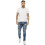 Ze Enzo (32W/30L, Blue) Enzo Mens Super Slim Stretch Jeans 5