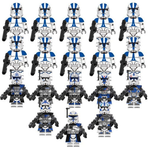 (Style D) Star Wars Clone Troopers Minifigures Gift Fit Lego 2