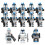 (Style D) Star Wars Clone Troopers Minifigures Gift Fit Lego 9