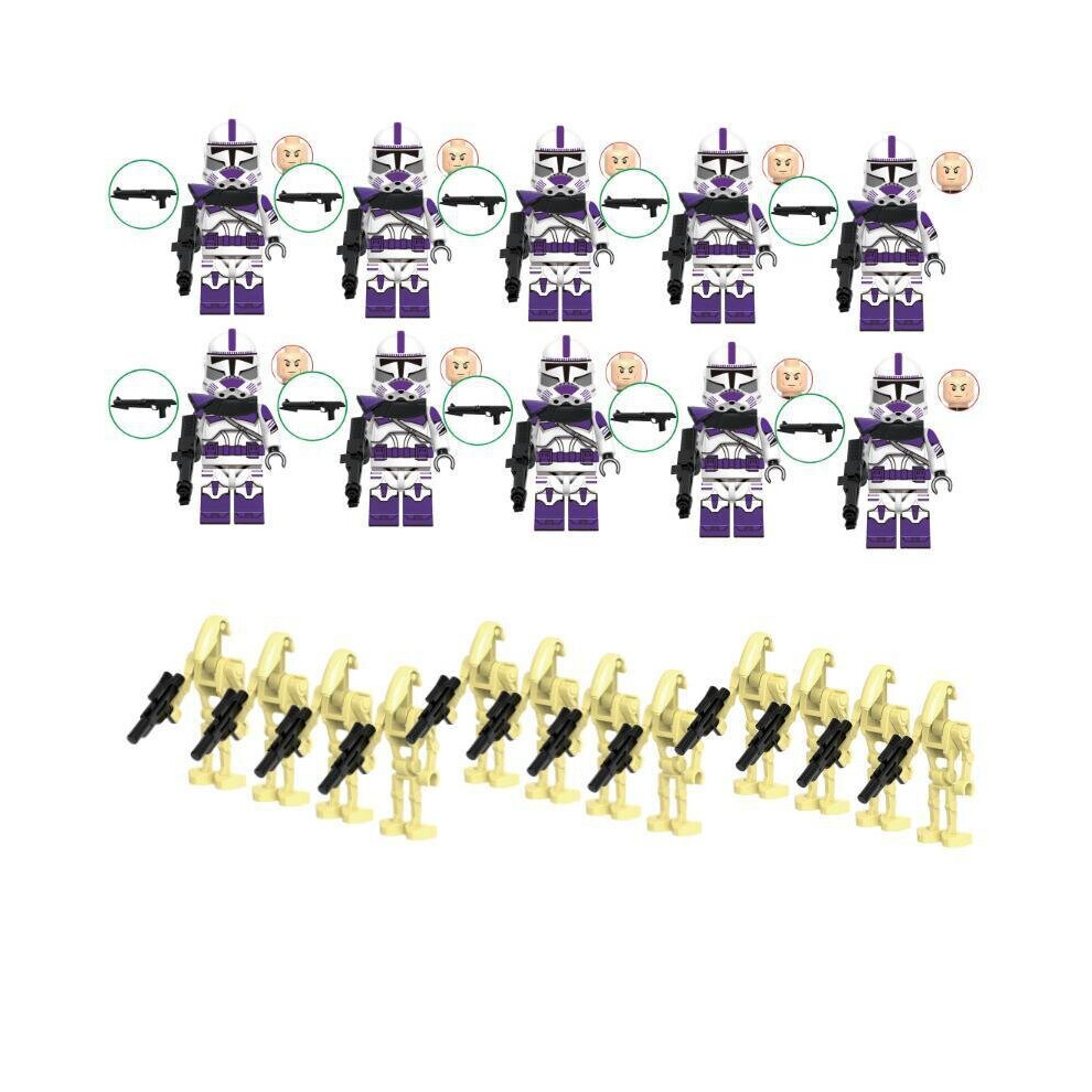 Xurikcoo (Style F) Star Wars Clone Troopers Minifigures Gift Fit Lego