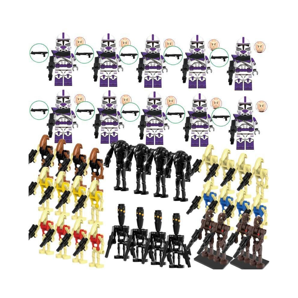 (Style N) Star Wars Clone Troopers Minifigures Gift Fit Lego