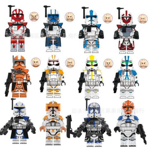 (Style L) Star Wars Clone Troopers Minifigures Gift Fit Lego