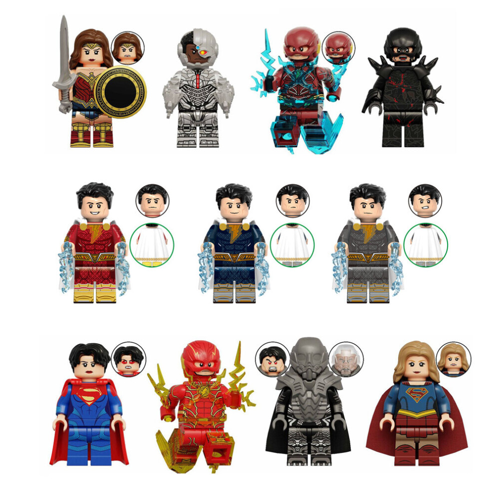 (Style A 8pcs) 11Pcs Marvel Avengers Super Heroes Mini Figures Dc Set Fit Lego