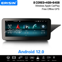 10.25" IPS 8-Core Android 12 Car Stereo For Mercedes Benz E-Class W212 S212 NTG 4.5 DAB+ Satnav CarPlay WiFi 4GB+64GB