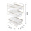 Living And Home 3-Tier Sliding Under Sink Cabinet Organizer 5