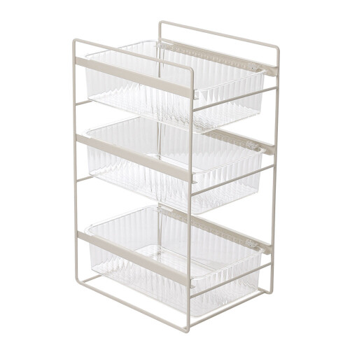 Living And Home 3-Tier Sliding Under Sink Cabinet Organizer 1