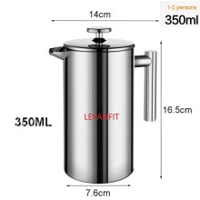 (350ML) 1.5L Coffee Maker French Press Stainless Steel Espresso Coffee Machine