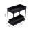 Living And Home (Black) 2-Tier Sliding Under Sink Storage Rack 5