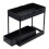 Living And Home (Black) 2-Tier Sliding Under Sink Storage Rack 2