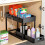 Living And Home (Black) 2-Tier Sliding Under Sink Storage Rack 1