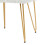 Living And Home (Beige) Rectangle Upholstered Storage Ottoman Vanity Stool 5