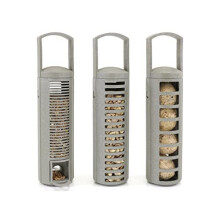 Recycled Seed, Peanut and Fat Ball Feeder Set for Wild Bird Food, 25554, Green, Pcak of 3