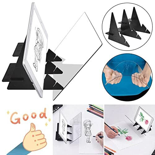 Drawing Projector, Optical Drawing Board, Waterproof Tracing Board Sketching Lens Sketch Wizard Image Reflection Projector Painting Board Copy Table 1