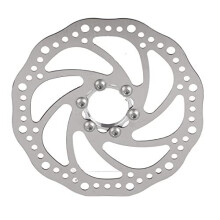 Mountain Bike Disc Brake Rotor 160mm Threaded Hubs Bike Brake Disc Rotor Flange Adapter with 6 Bolts
