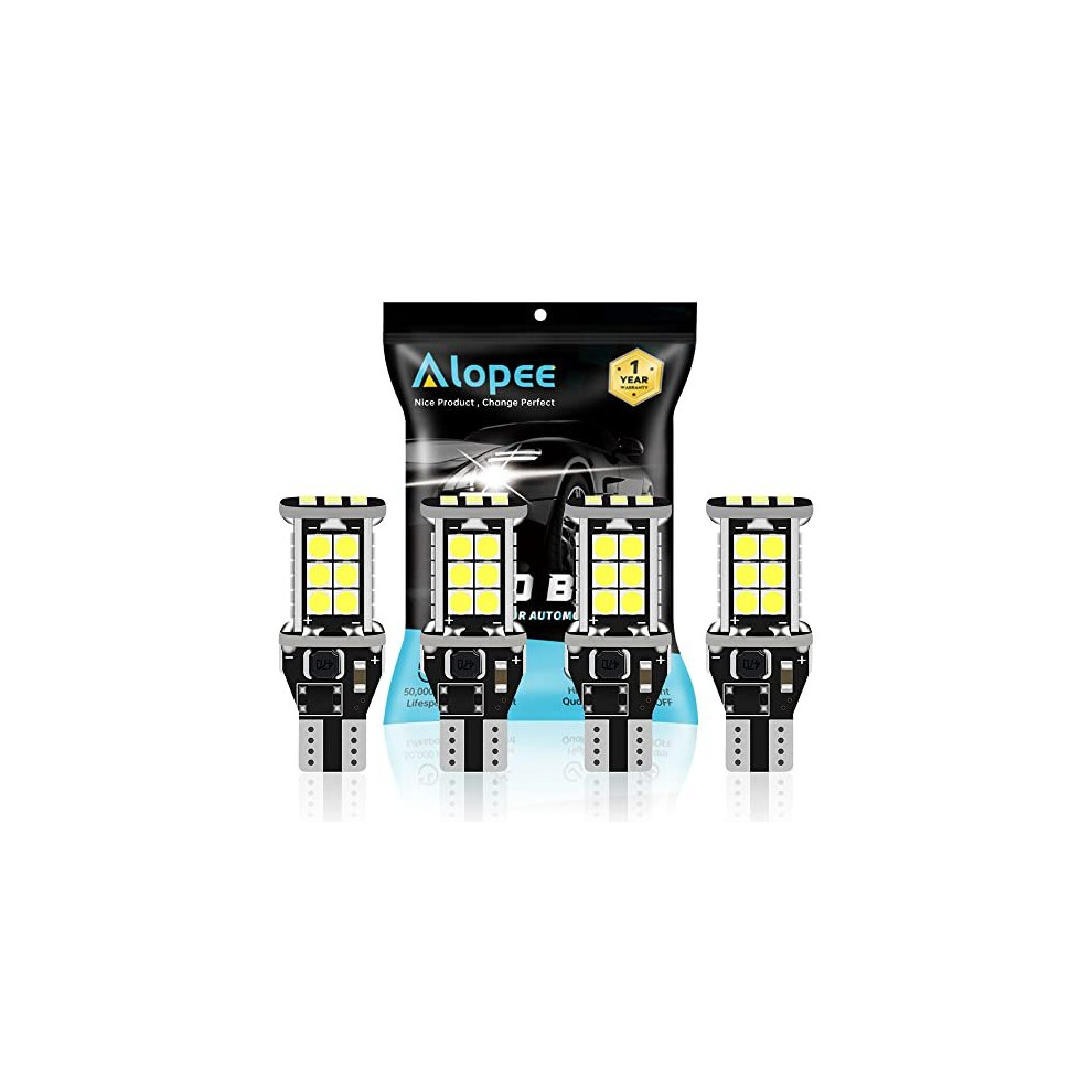 921 912 W16w T15 Led Bulbs,24Smd 3030 Chipsets Canbus Error Free Non-Polarity Replacement Bulbs For Backup Reverse Third Brake White/Light 711931791898