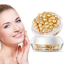 Face Serum Capsules, Reducing Fine Lines Skin Brightening Hydrating Firming Hyaluronic Acid Essence Capsules Anti-aging Vitamin E Serum Hydrating Face