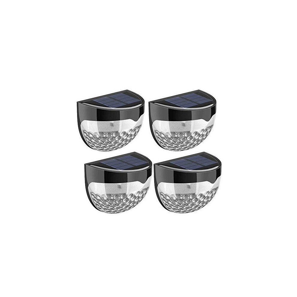 Solar Fence Lights | Decorative Garden Light | Outdoor Wall Light Led, Wireless, Waterproof, Home Décor | Perfect for Railing Fence, Deck, Step Yard