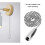 2PCS Round Light Pull Chain Teardrop Extension with Ball Chain Connector 84.5cm for Bathroom Toilet Light/Ceiling Light Fan Switch/Blind Cord Pull 2