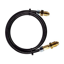 LPG Gas Bottle Refill Set Adaptors to Fill Empty Propane Gas Cylinder with 8mm Hose Pipe (1 Meter)