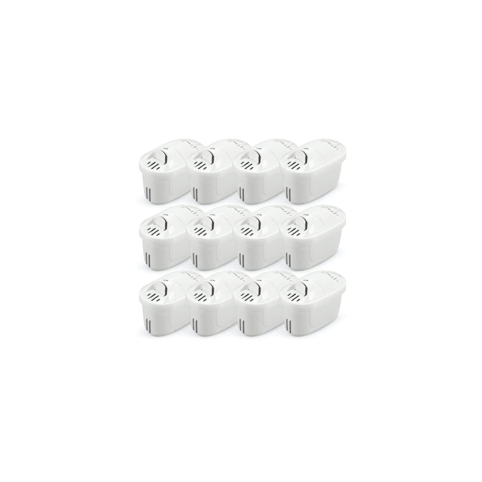 Finest-Filters Compatible With Maxtra+ Replacement Water Filter Cartridges For Brita Maxtra+ Plus Water Jug And Brita Kettle Universal Filter Cartridge - Pack Of 12