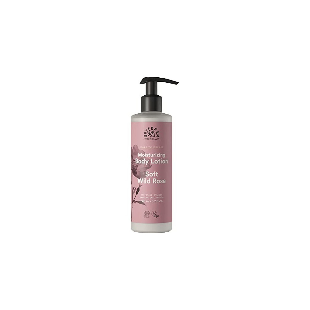 Urtekram Body Lotion - Moisturizing - Wild Rose - 245 Ml, Vegan, Organic, Natural Origin