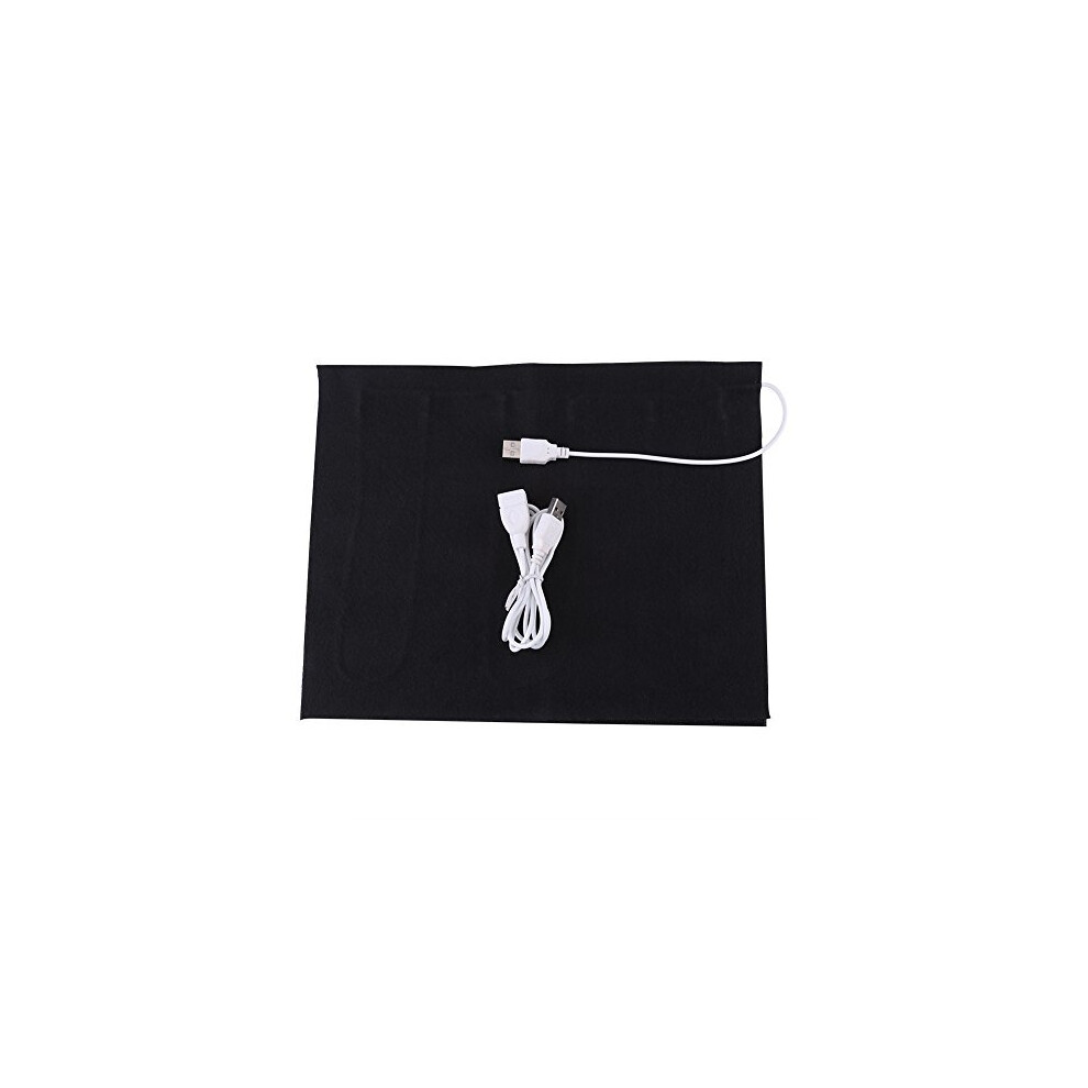 Walfront 1Pc 5V Usb Electric Cloth Heater Pad Heating Element For Clothes Pet Warmer 35-50 Mat
