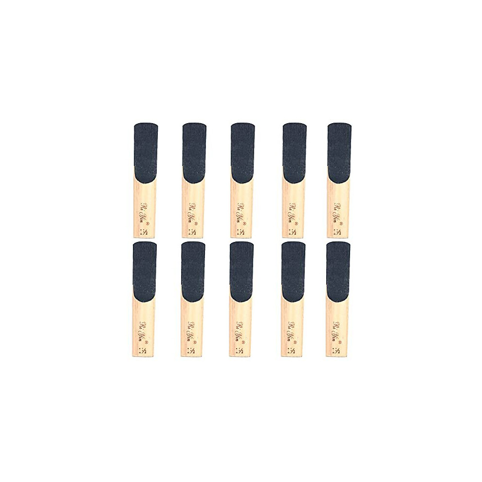 Tenor Saxophone Sax Reeds Bb,Sax Reeds Strength 1.5,Set of 10