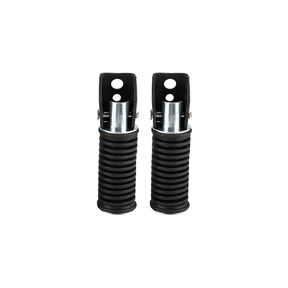 Rear Foot Pegs For Motorbikes = Kimiss 1 Pair Motorcycle Foot Pegs, Aluminum Motorbike Rear Passenger Foot Pegs Pedal Footrest For Orange 738602908997