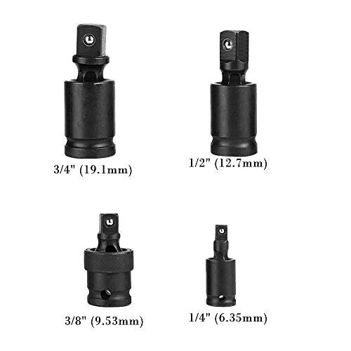 3/8" Drive Universal Joint Impact Drive Adapter Socket 1