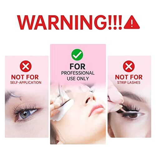 Volume Plus Eyelash Black Glue 0.1 Second Fast Drying for Individual Lash Extensions (5ml) 1