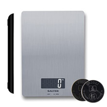 1103 SSDR Digital Kitchen Scale - 5 Kg Max Capacity, Sleek Food Weighing Baking/Cooking Scales, LCD Display, Premium Stainless Steel, Tare Function,