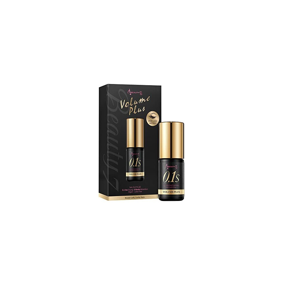 Weimob Black Volume Plus Eyelash Glue 0.1 Second Fast Drying For Individual Lash Extensions (5Ml)