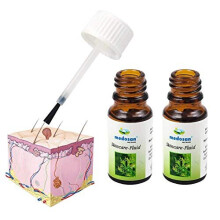Twin Pack Medosan Thuja Skin Care Fluid - Skin Tag, Mole & Wart Remover; 2x10ml, also for Growths and Molluscum Pendulum; antiseptic oils