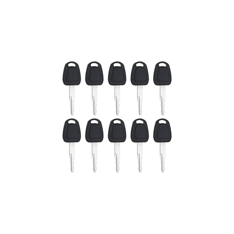 10Pcs F900 Ignition Starter Keys 7006802 K1009605 Compatible With Daewoo Doosan Dx60 70 75 80 Compatible With Bobcat E55w E57w E60 E62 E63 E80 E85 6975498011644