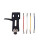 Turntable Headshell Mount,Universal Phono Headshell with 4 Lead Wires for Various LP Phono 2