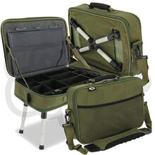 Carp Fishing Deluxe Anglers Box Case Tackle & Bait Storage System with Legs