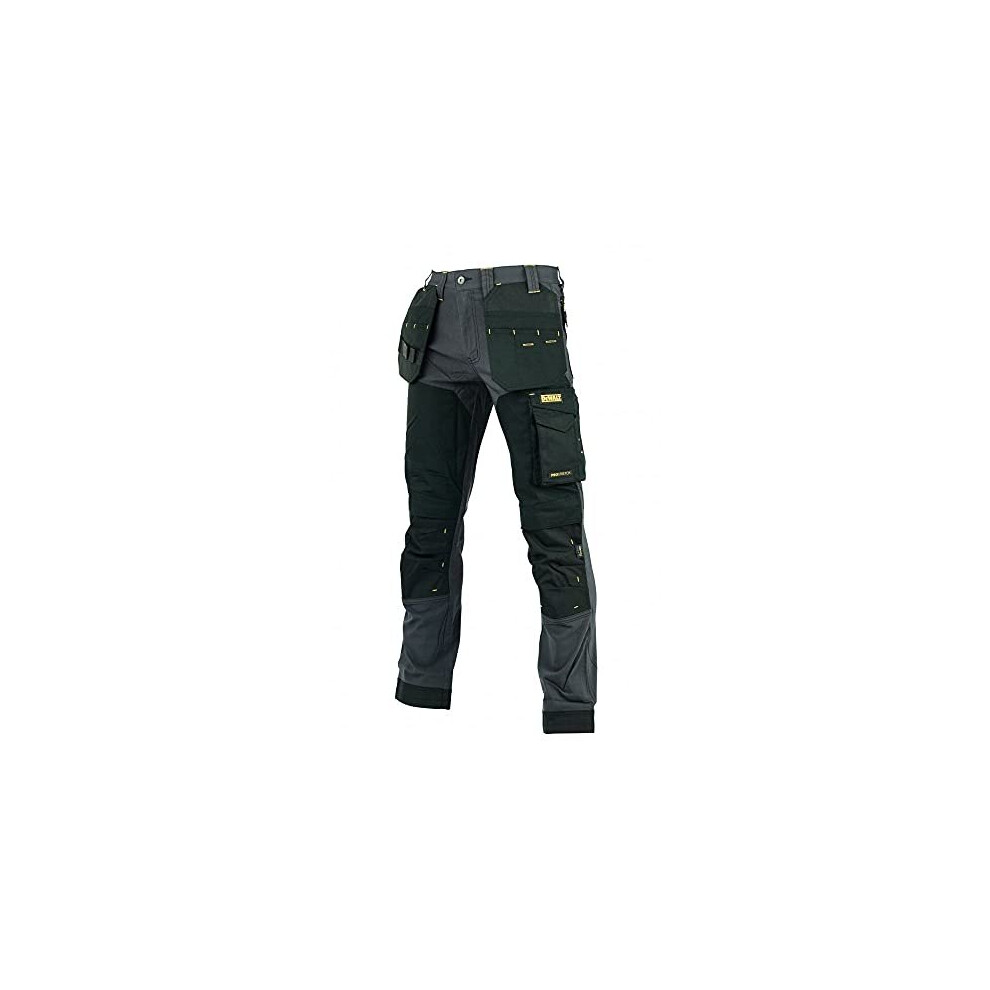 Men's Dewmem3229-tb Memphis Holster Trousers Waist 32in Leg 29in, Black/Grey, 32W 29L UK