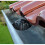 4 Set Black Downpipe Protection,Roof Gutter Shutter, Gutter Closure, Plastic Basket, Leaf Gutter Strainer, Rain Pipe Protection, Diameter 4.9 in, 6