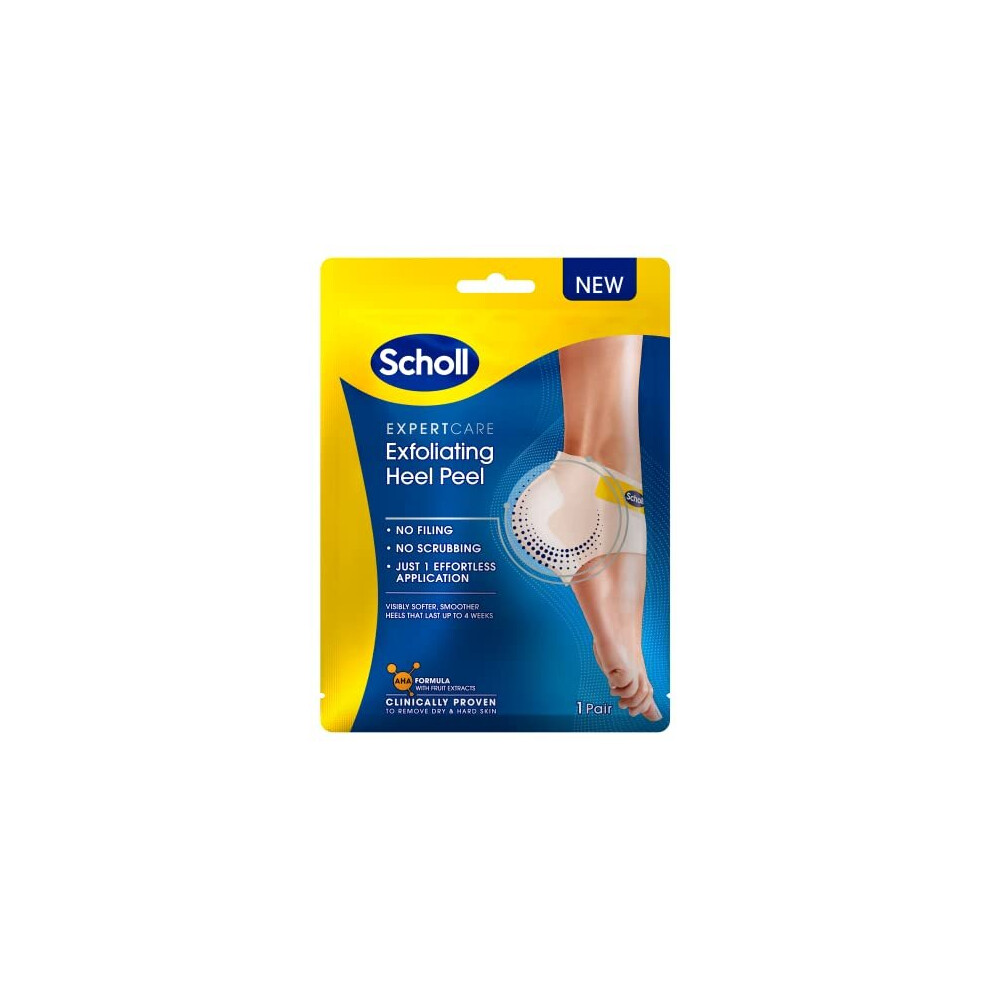 Scholl Expertcare Exfoliating Heel Peel Foot Mask - 1 Pair