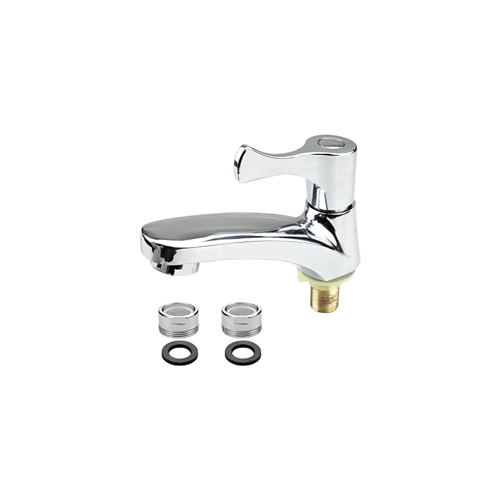 Bathroom Taps Modern Style Basin Faucet Single Lever Cold Water Sink Taps with Filter Single Cold Water Faucet for Kitchen Bathtub Washroom