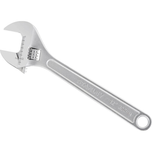 STANLEY Metal Adjustable Wrench 300mm (12in)