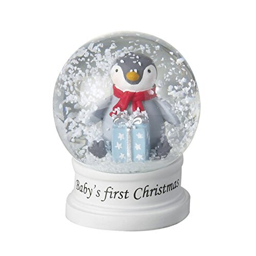 Penguin Snow Globe Baby's First Christmas Decor