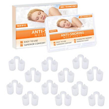Nose Vent Sinus Relief Dilator (Pack of 12 Small Size) Soft Silicone Vents - A Simple Solution for Nasal Snorers - Reusable Snoring Device to Enjoy a