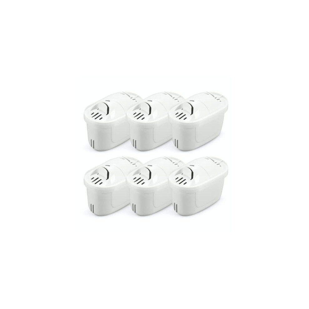 Water Filter Cartridges for Brita Maxtra+ Plus Water Jug, Compatible Maxtra+ Replacement Brita Kettle Universal Filter Cartridge (6 Pack)