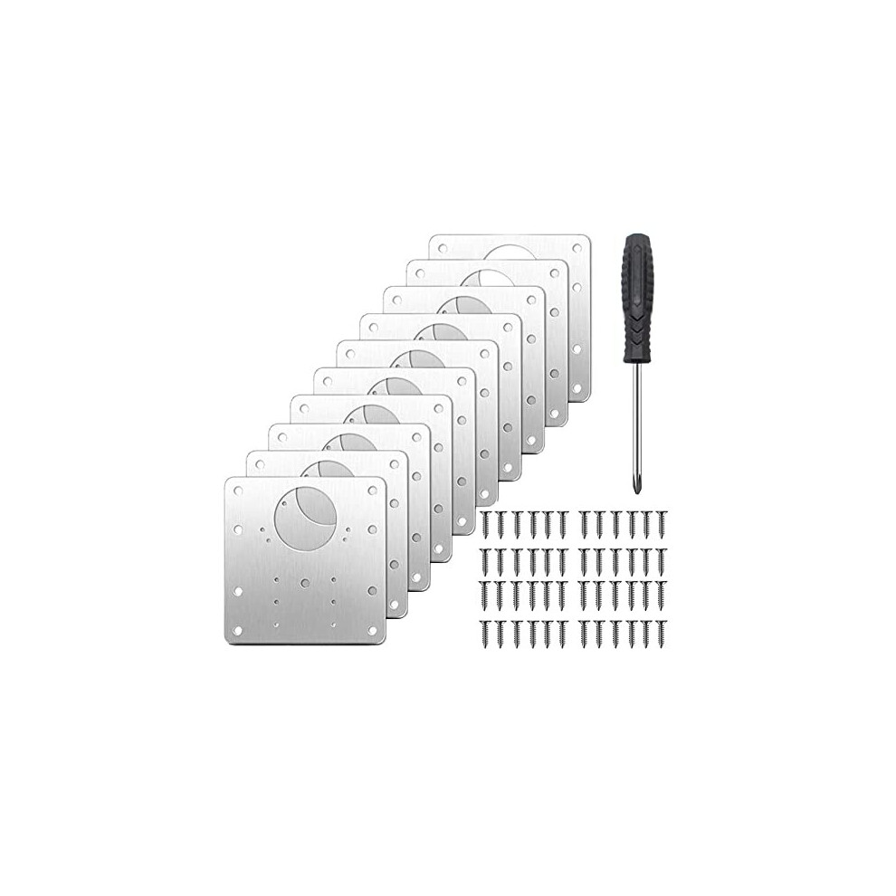 Photos - Other for Repair Hinge Repair Plate, 10pcs Hinge Repair Kit Stainless Steel Cabinet Door Hinge Repair Fixing Panel with Mounting Screws and S