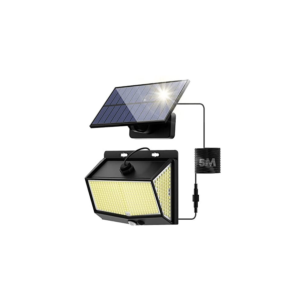 Solar Lights Outdoor, Solar Security Lights Outdoor Motion Sensor 468 LED, 3 Modes 270 Solar Powered Flood Lights IP65 Waterproof PIR Solar Wall